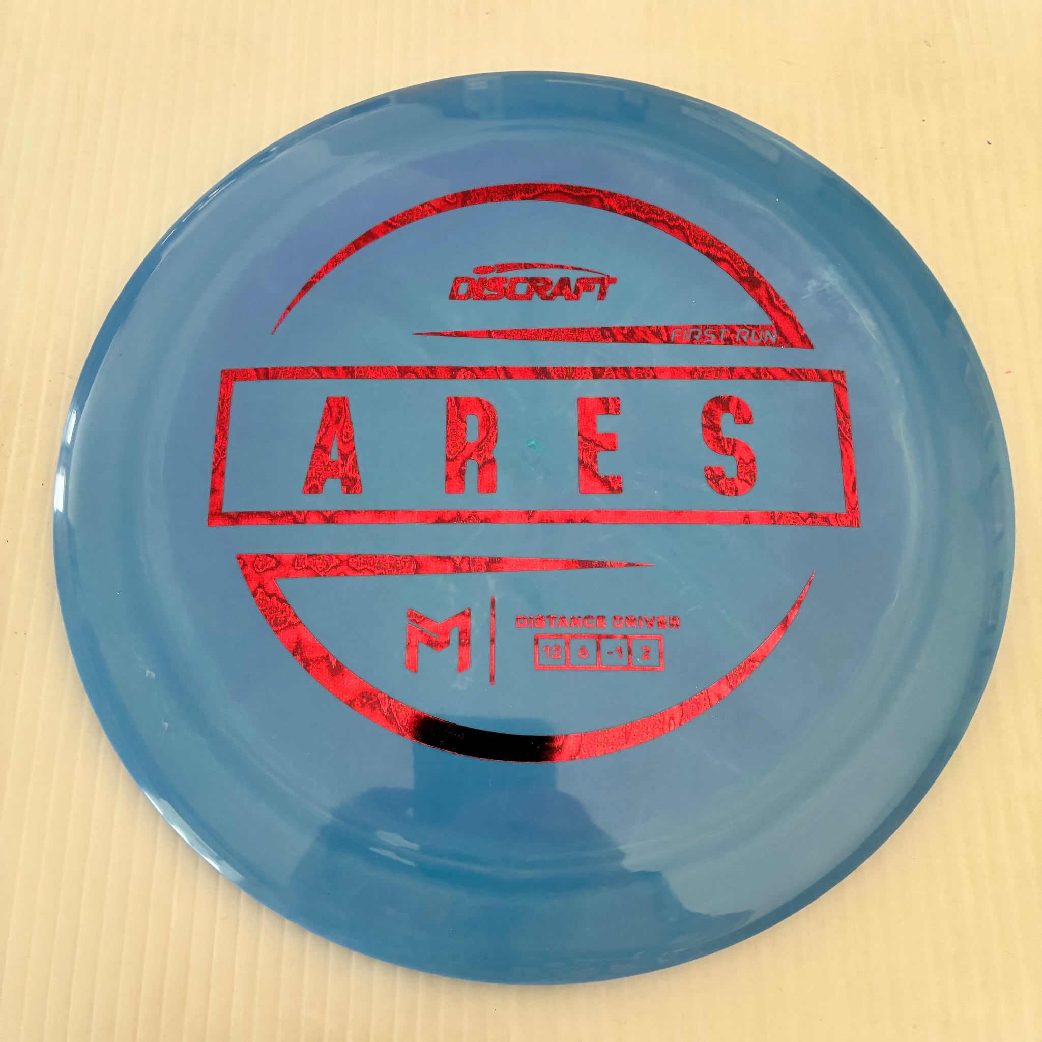 Discraft First Run Paul McBeth Swirly ESP Ares 12/6/-1/2