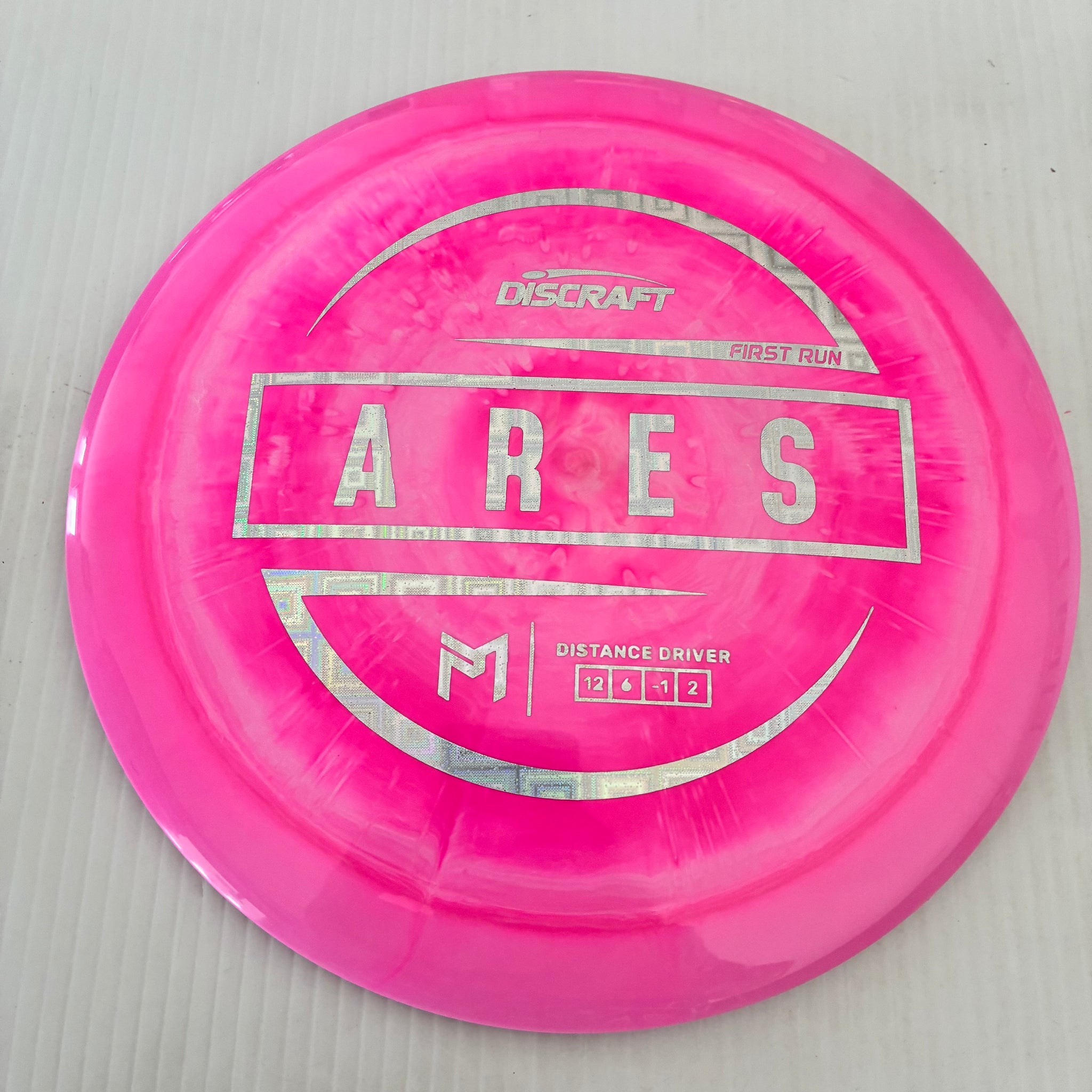 Discraft First Run Paul McBeth Swirly ESP Ares 12/6/-1/2