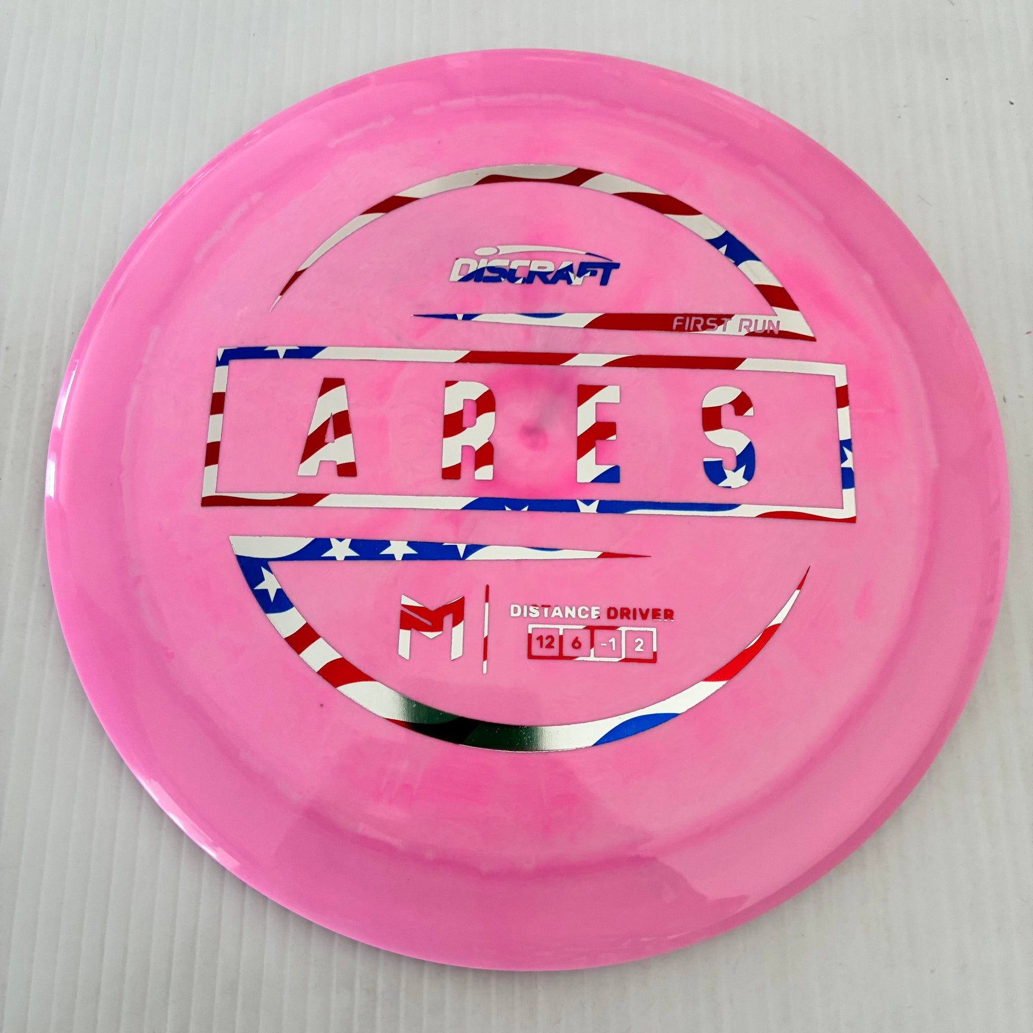 Discraft First Run Paul McBeth Swirly ESP Ares 12/6/-1/2