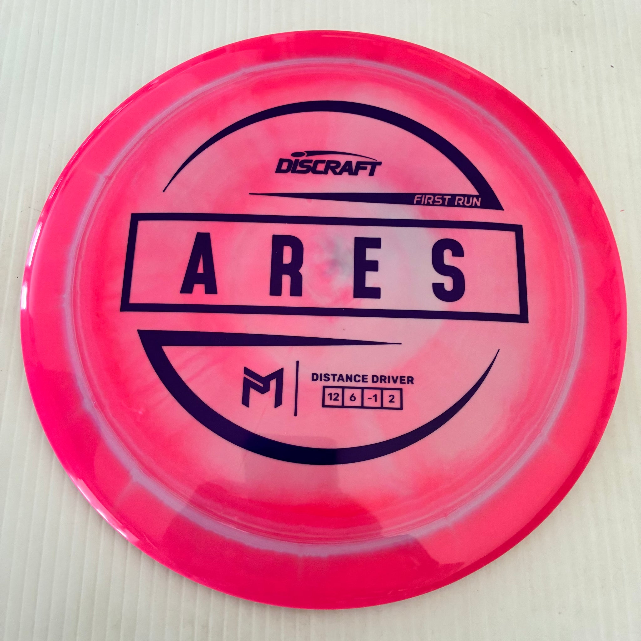 Discraft First Run Paul McBeth Swirly ESP Ares 12/6/-1/2