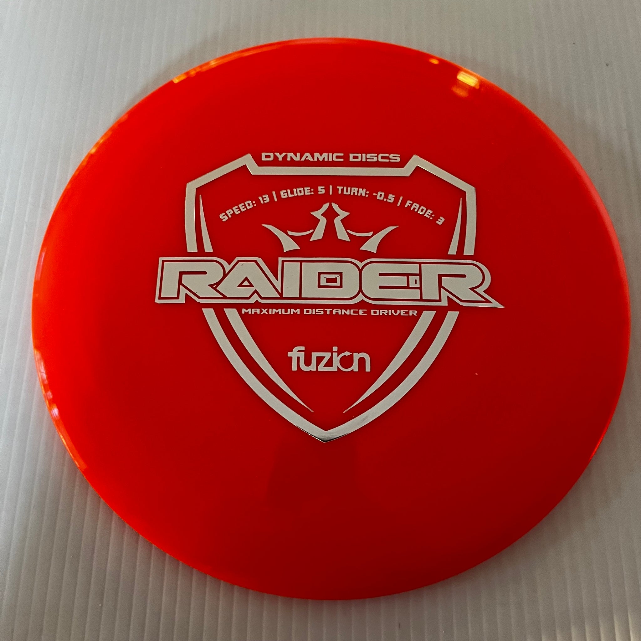 Dynamic Discs Fuzion Raider 13/5/-0.5/3