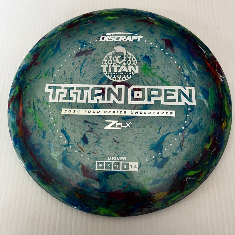 Discraft 2024 Titan Open Tour Series Jawbreaker Z FLX Undertaker 9/5/-1/2