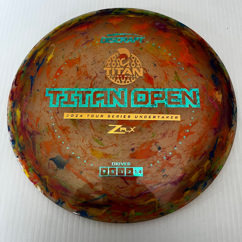 Discraft 2024 Titan Open Tour Series Jawbreaker Z FLX Undertaker 9/5/-1/2