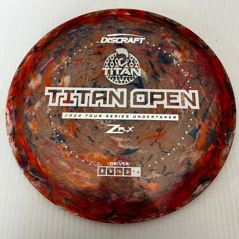 Discraft 2024 Titan Open Tour Series Jawbreaker Z FLX Undertaker 9/5/-1/2