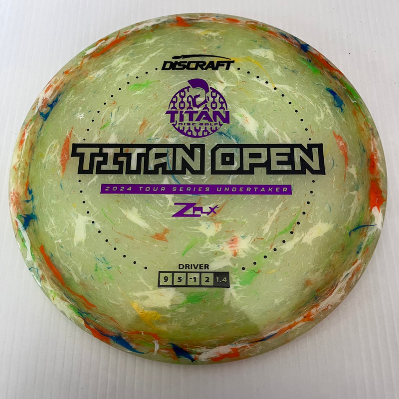 Discraft 2024 Titan Open Tour Series Jawbreaker Z FLX Undertaker 9/5/-1/2