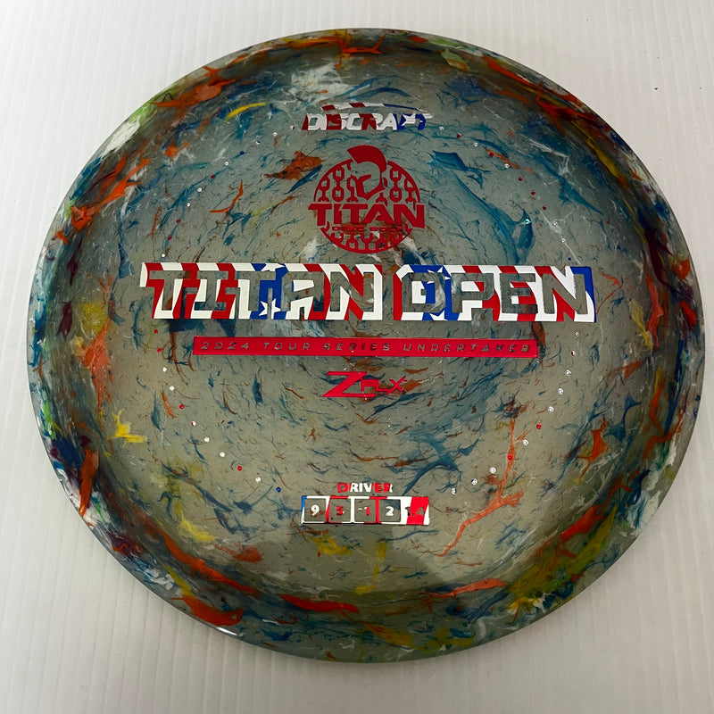 Discraft 2024 Titan Open Tour Series Jawbreaker Z FLX Undertaker 9/5/-1/2