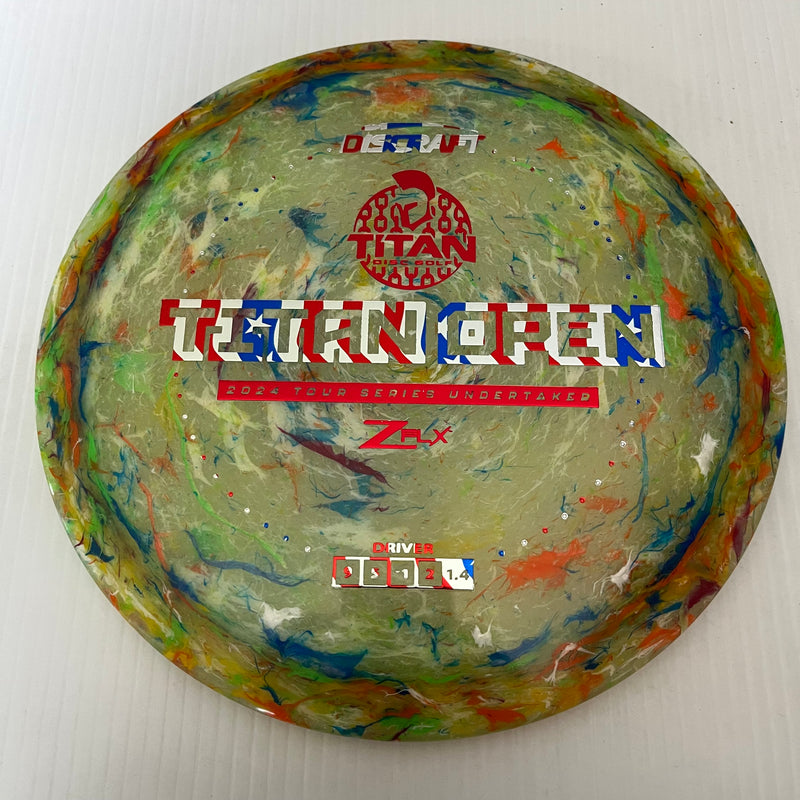 Discraft 2024 Titan Open Tour Series Jawbreaker Z FLX Undertaker 9/5/-1/2