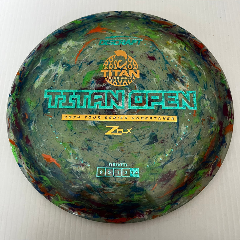 Discraft 2024 Titan Open Tour Series Jawbreaker Z FLX Undertaker 9/5/-1/2