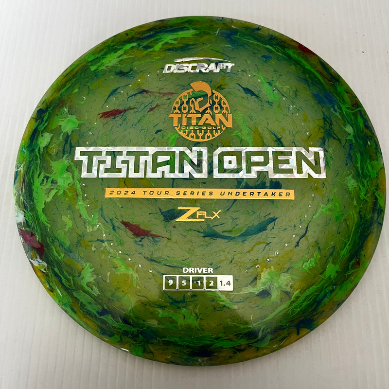 Discraft 2024 Titan Open Tour Series Jawbreaker Z FLX Undertaker 9/5/-1/2