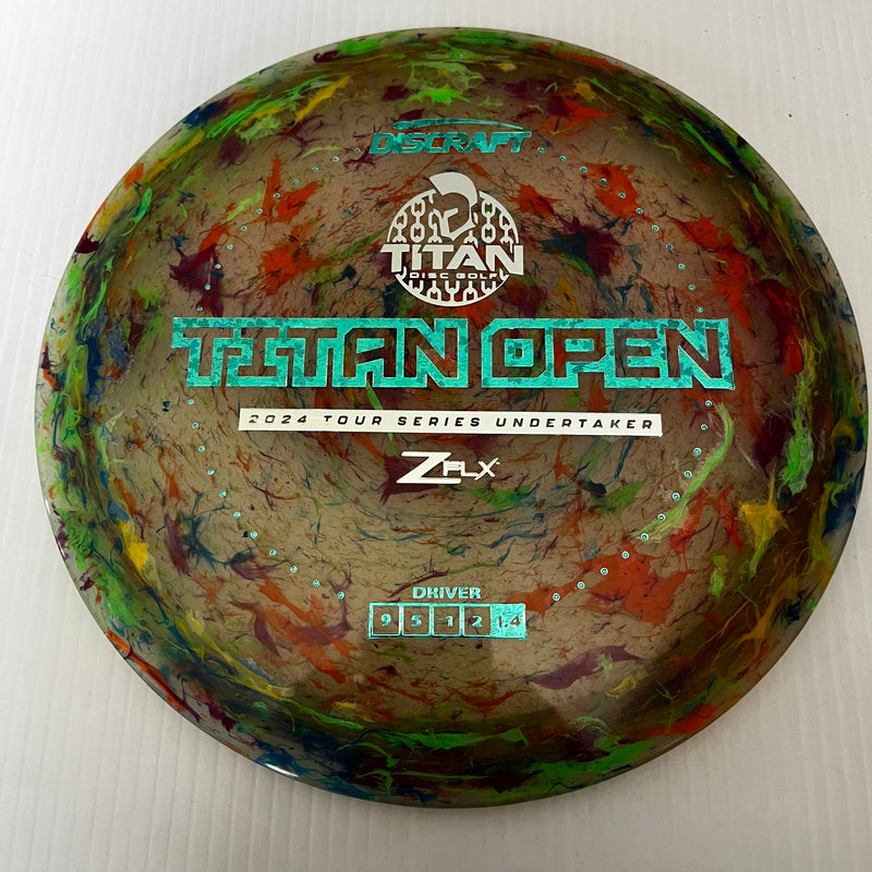 Discraft 2024 Titan Open Tour Series Jawbreaker Z FLX Undertaker 9/5/-1/2