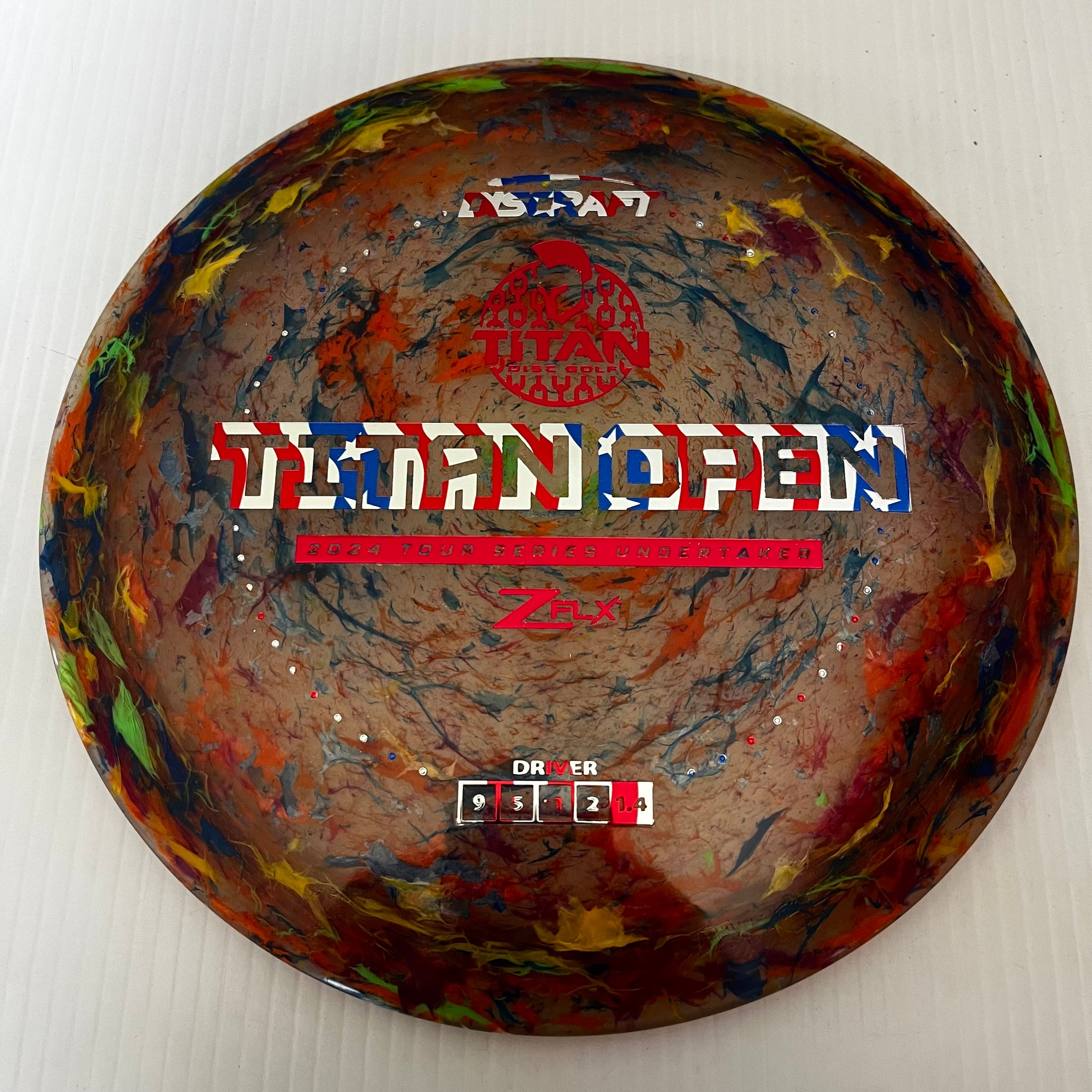 Discraft 2024 Titan Open Tour Series Jawbreaker Z FLX