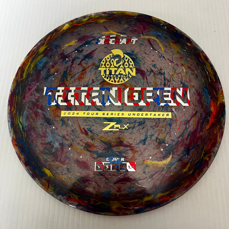 Discraft 2024 Titan Open Tour Series Jawbreaker Z FLX Undertaker 9/5/-1/2