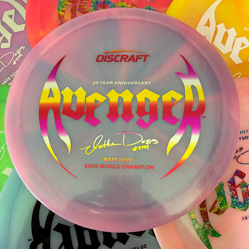Discraft 20th Anniversary Nate Doss Swirl Colorshift Z Avenger 10/5/0/3