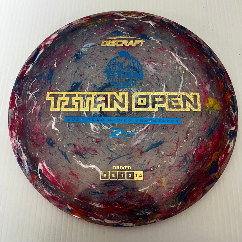 Discraft 2024 Titan Open Tour Series Jawbreaker Z FLX Undertaker 9/5/-1/2