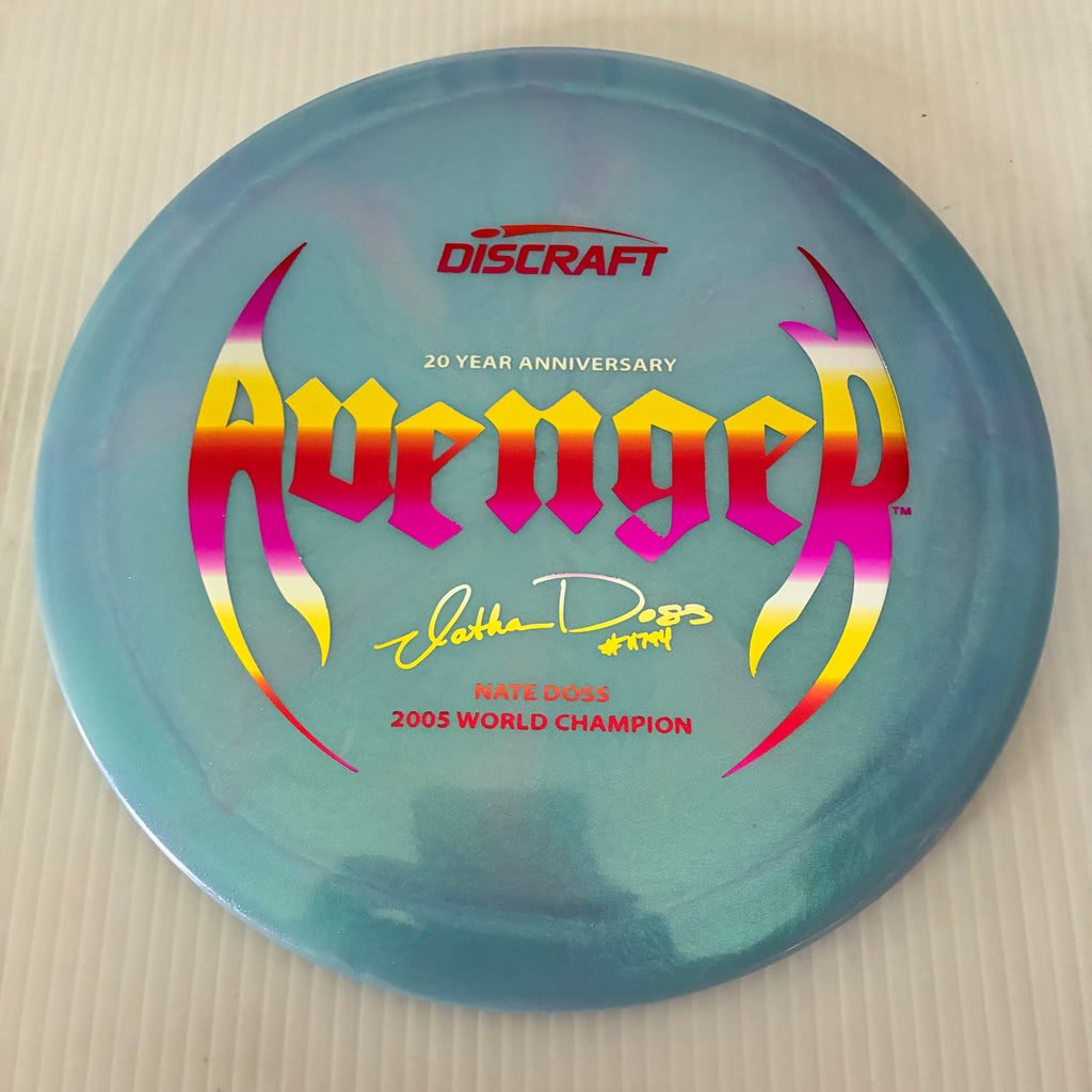 Discraft 20th Anniversary Nate Doss Swirl Colorshift Z Avenger 10/5/0/3