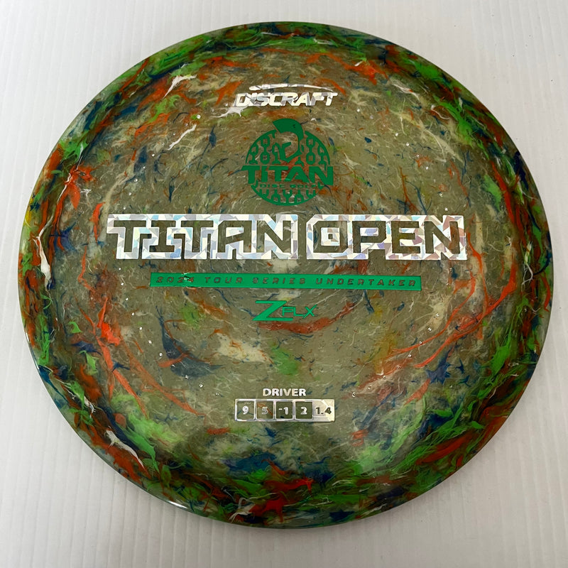 Discraft 2024 Titan Open Tour Series Jawbreaker Z FLX Undertaker 9/5/-1/2