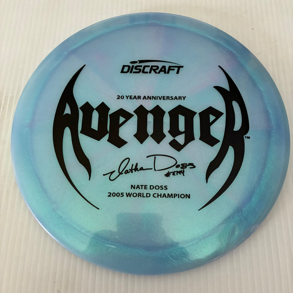 Discraft 20th Anniversary Nate Doss Swirl Colorshift Z Avenger 10/5/0/3