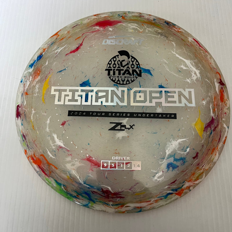 Discraft 2024 Titan Open Tour Series Jawbreaker Z FLX Undertaker 9/5/-1/2