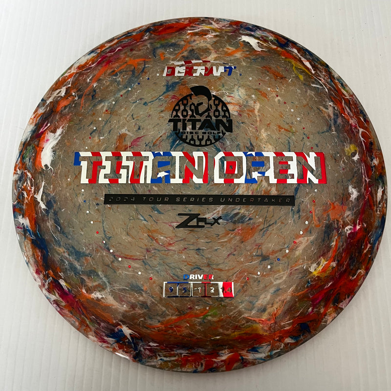 Discraft 2024 Titan Open Tour Series Jawbreaker Z FLX Undertaker 9/5/-1/2