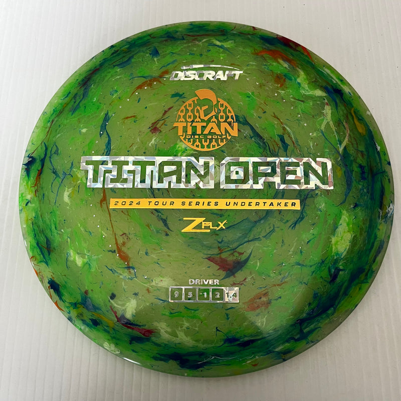 Discraft 2024 Titan Open Tour Series Jawbreaker Z FLX Undertaker 9/5/-1/2