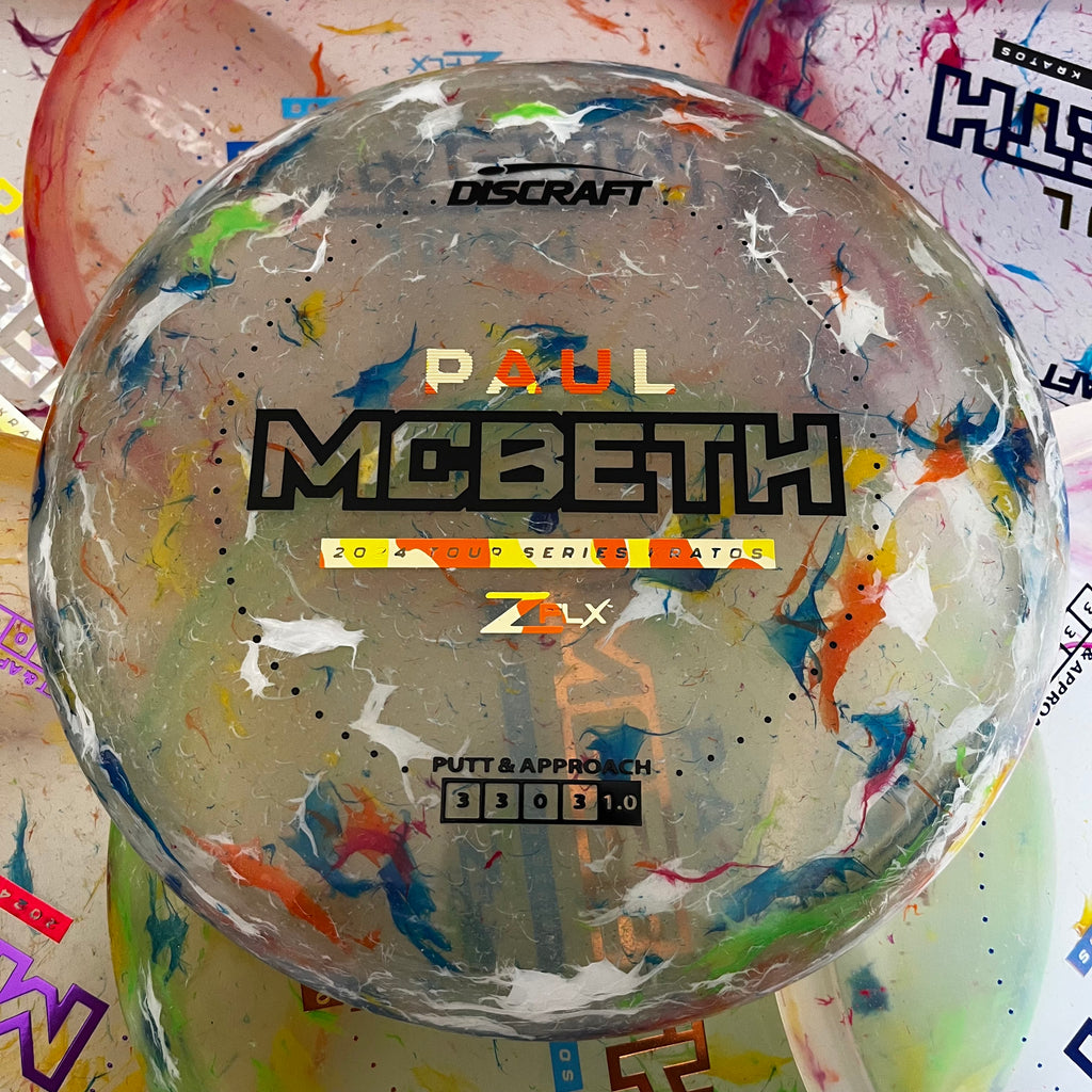 Discraft 2024 Paul McBeth Tour Series Jawbreaker Z FLX Kratos 3/3/0/3
