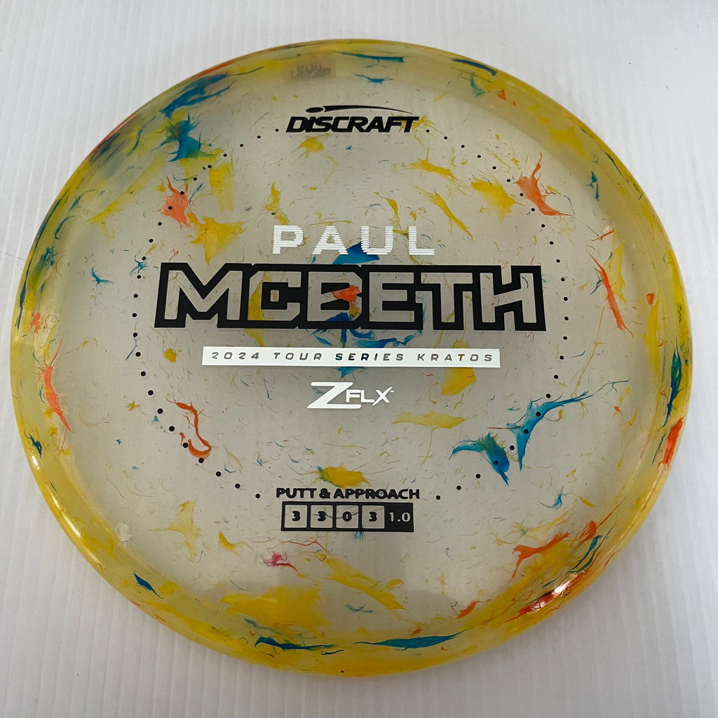 Discraft 2024 Paul McBeth Tour Series Jawbreaker Z FLX Kratos 3/3/0/3