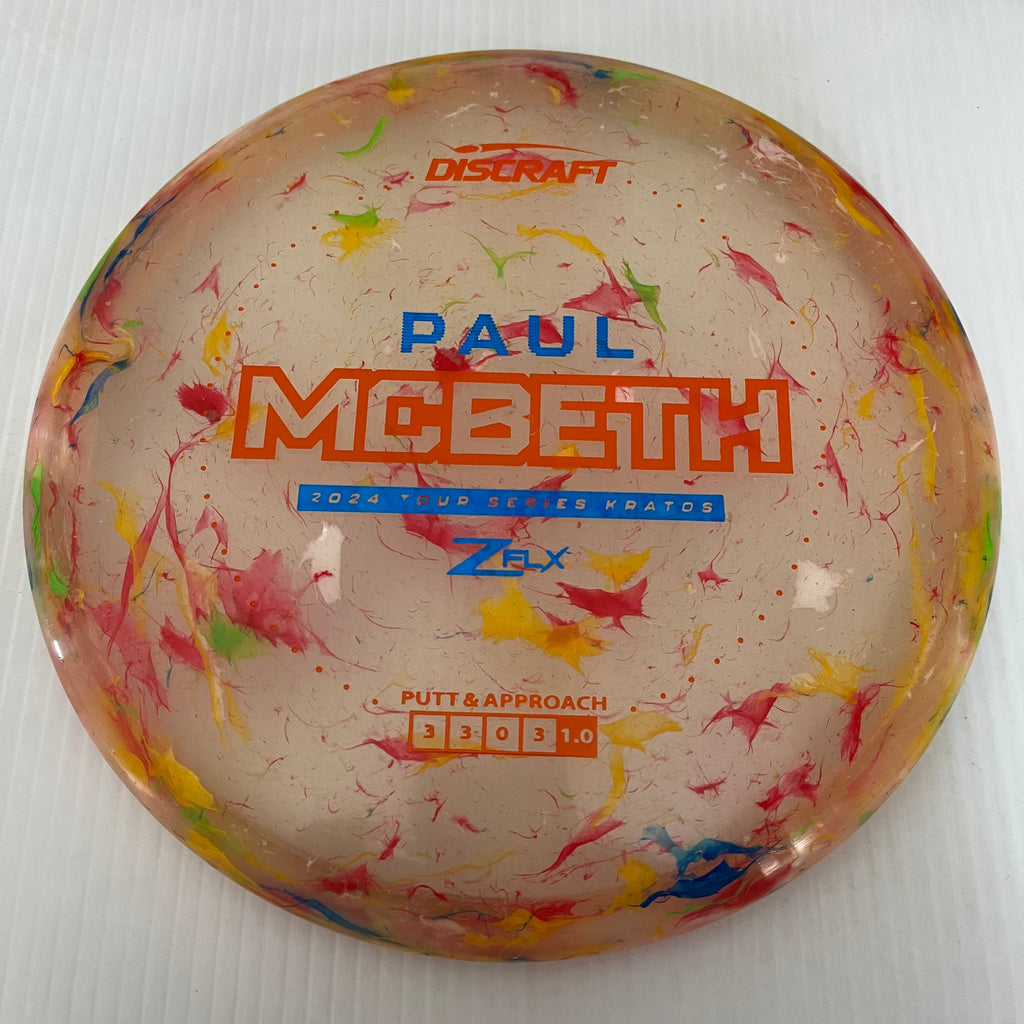 Discraft 2024 Paul McBeth Tour Series Jawbreaker Z FLX Kratos 3/3/0/3
