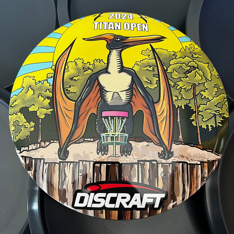 Discraft 2024 Titan Open Pterodactyl SuperColor ESP Buzzz 5/4/-1/1