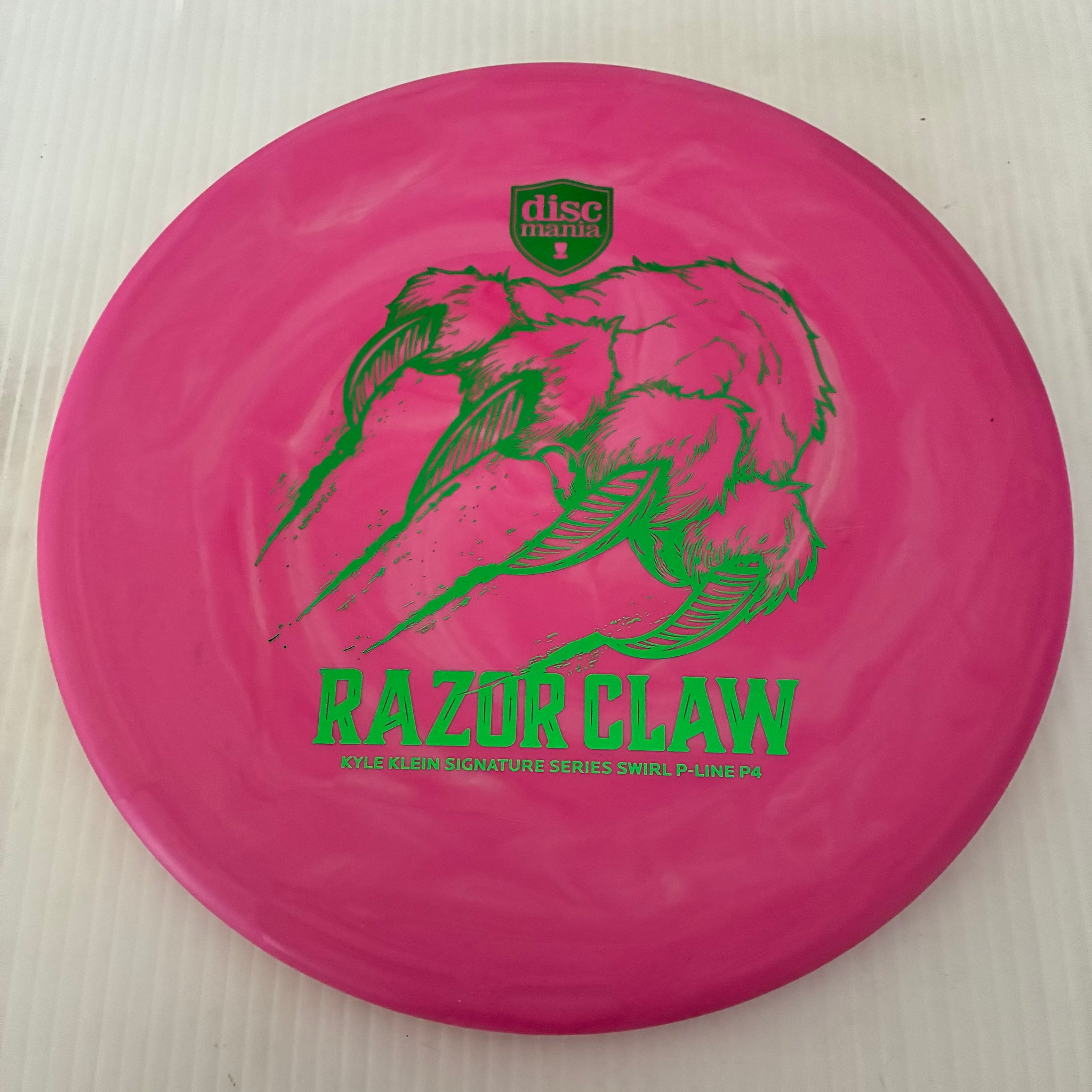 Discmania Kyle Klein Signature Series Razor Claw Swirl Flex 2 P-Line P4 4/2/0/3