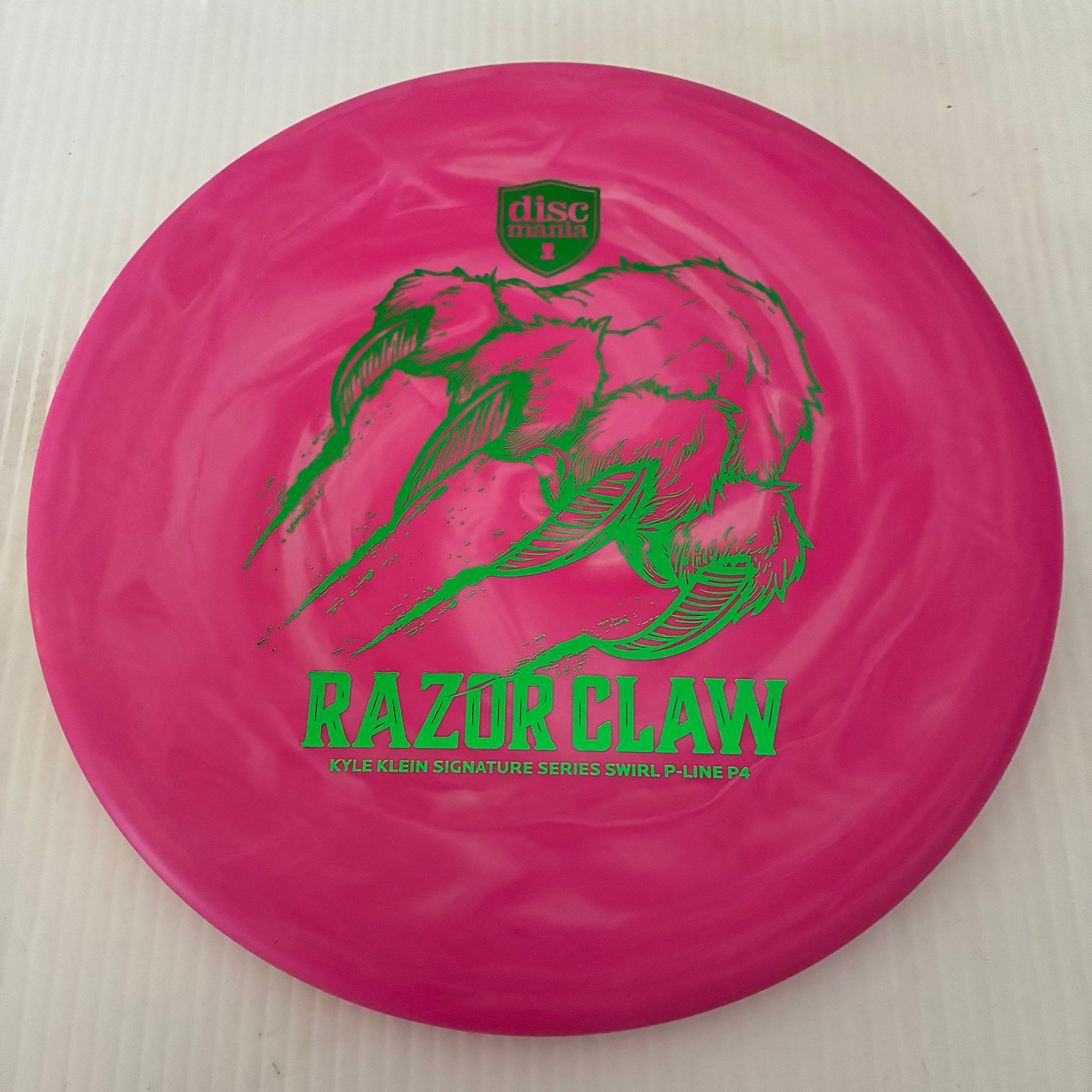 Discmania Kyle Klein Signature Series Razor Claw Swirl Flex 2 P-Line P4 4/2/0/3