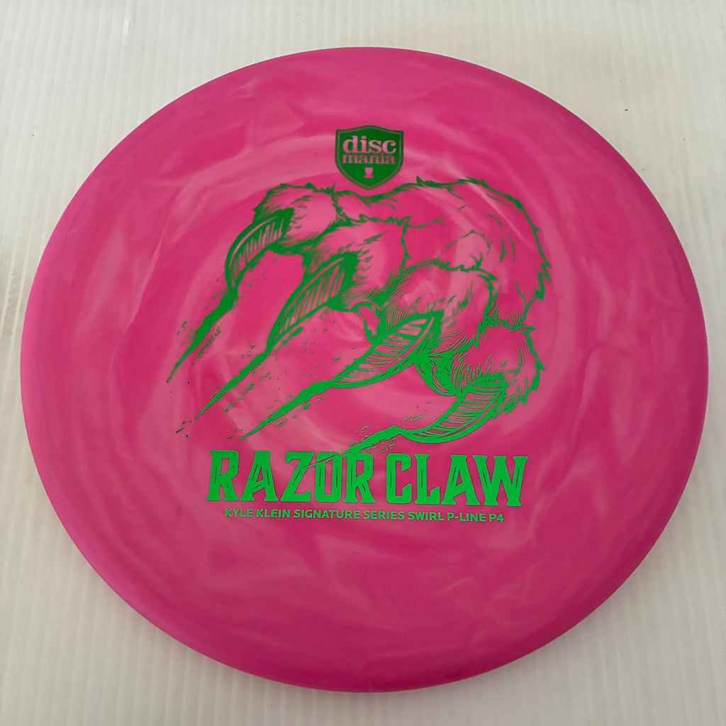 Discmania Kyle Klein Signature Series Razor Claw Swirl Flex 2 P-Line P4 4/2/0/3