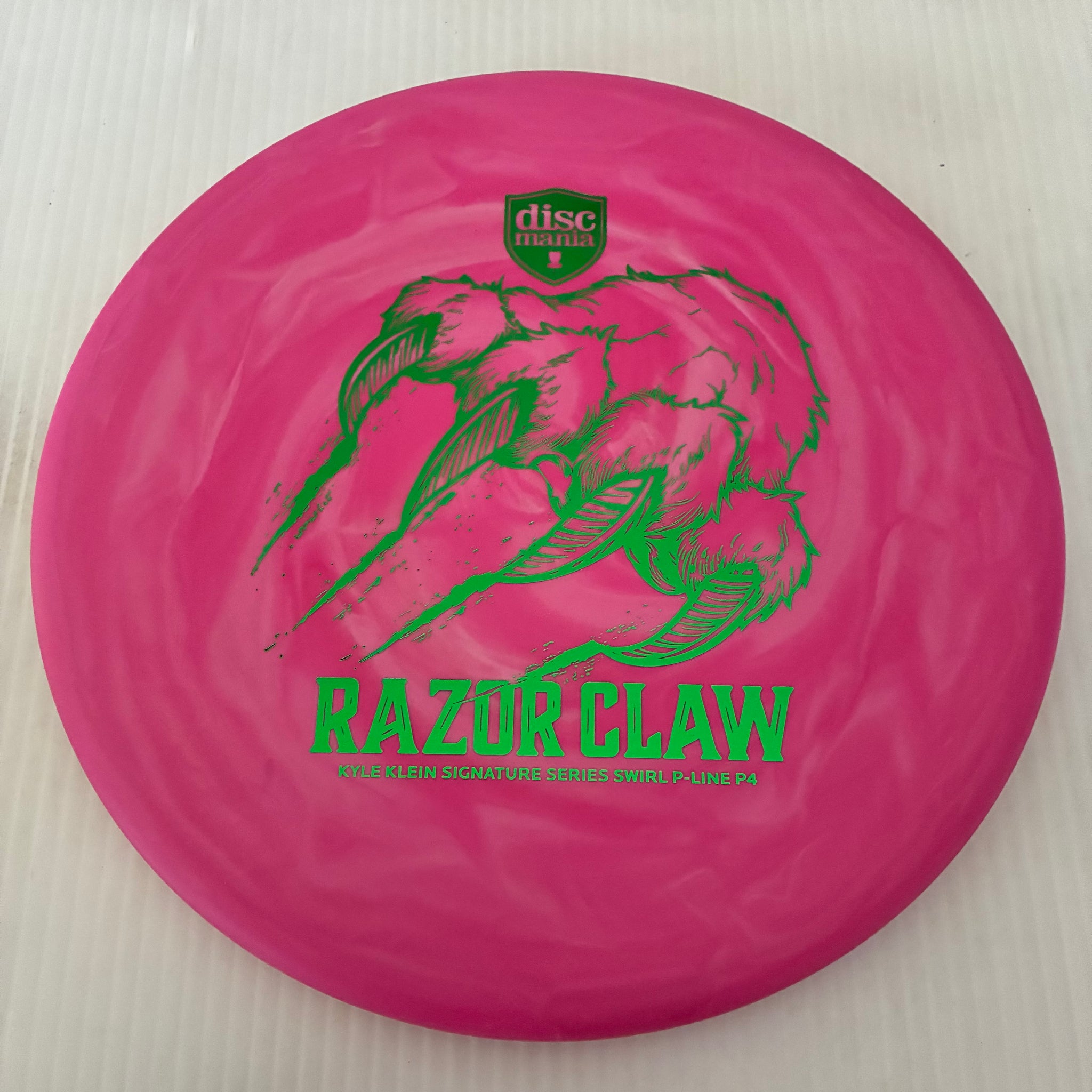 Discmania Kyle Klein Signature Series Razor Claw Swirl Flex 2 P-Line P4 4/2/0/3