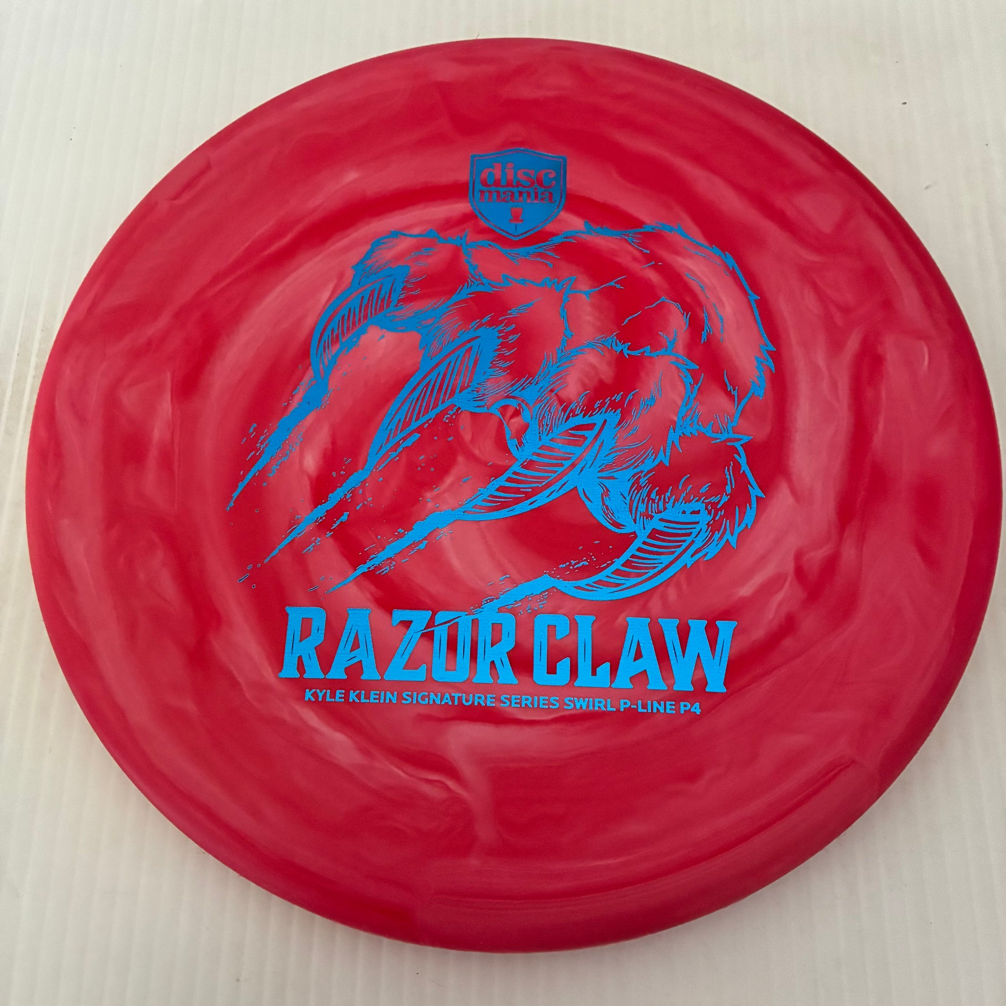 Discmania Kyle Klein Signature Series Razor Claw Swirl Flex 2 P-Line P4 4/2/0/3