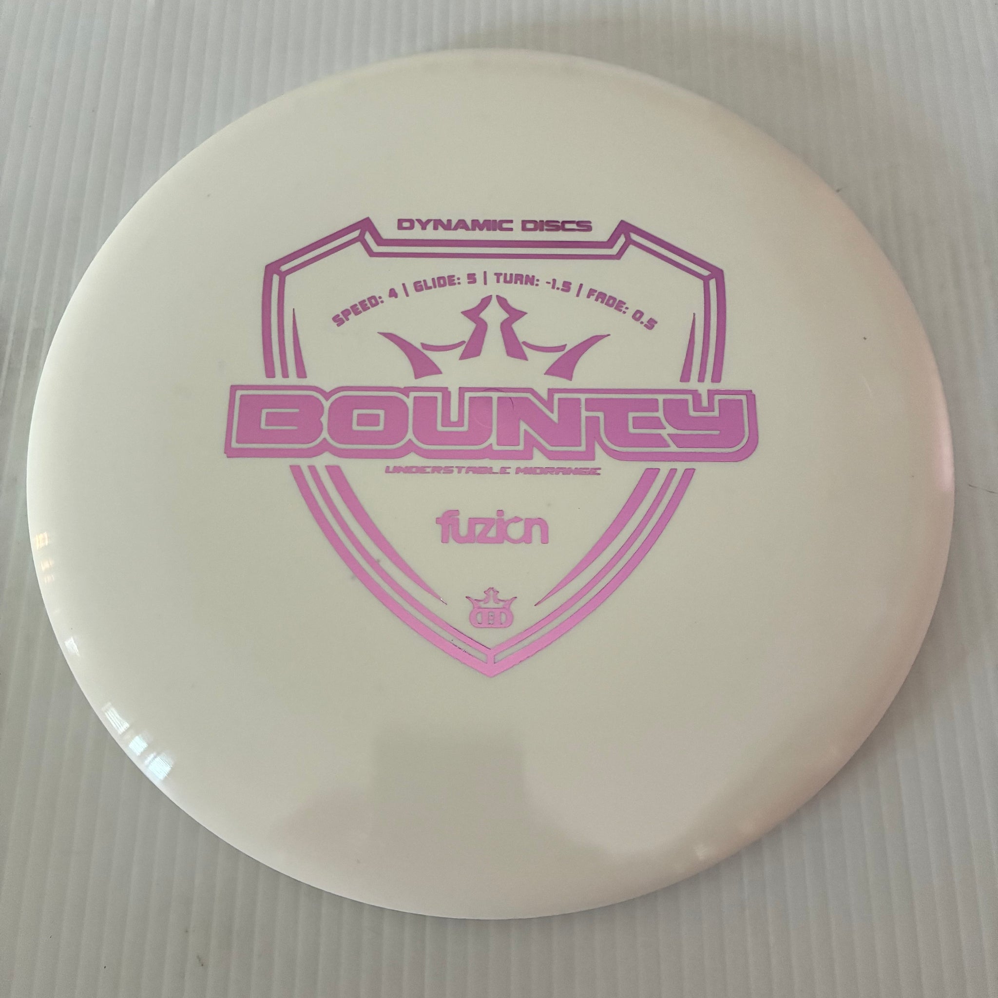 Dynamic Discs Fuzion Bounty 4/5/-1.5/0.5