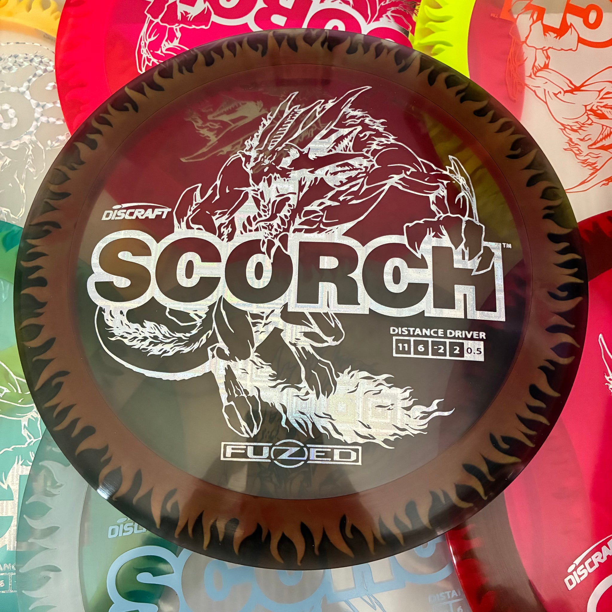 Discraft Z Fuzed Flame Pattern Scorch 11/6/-2/-2