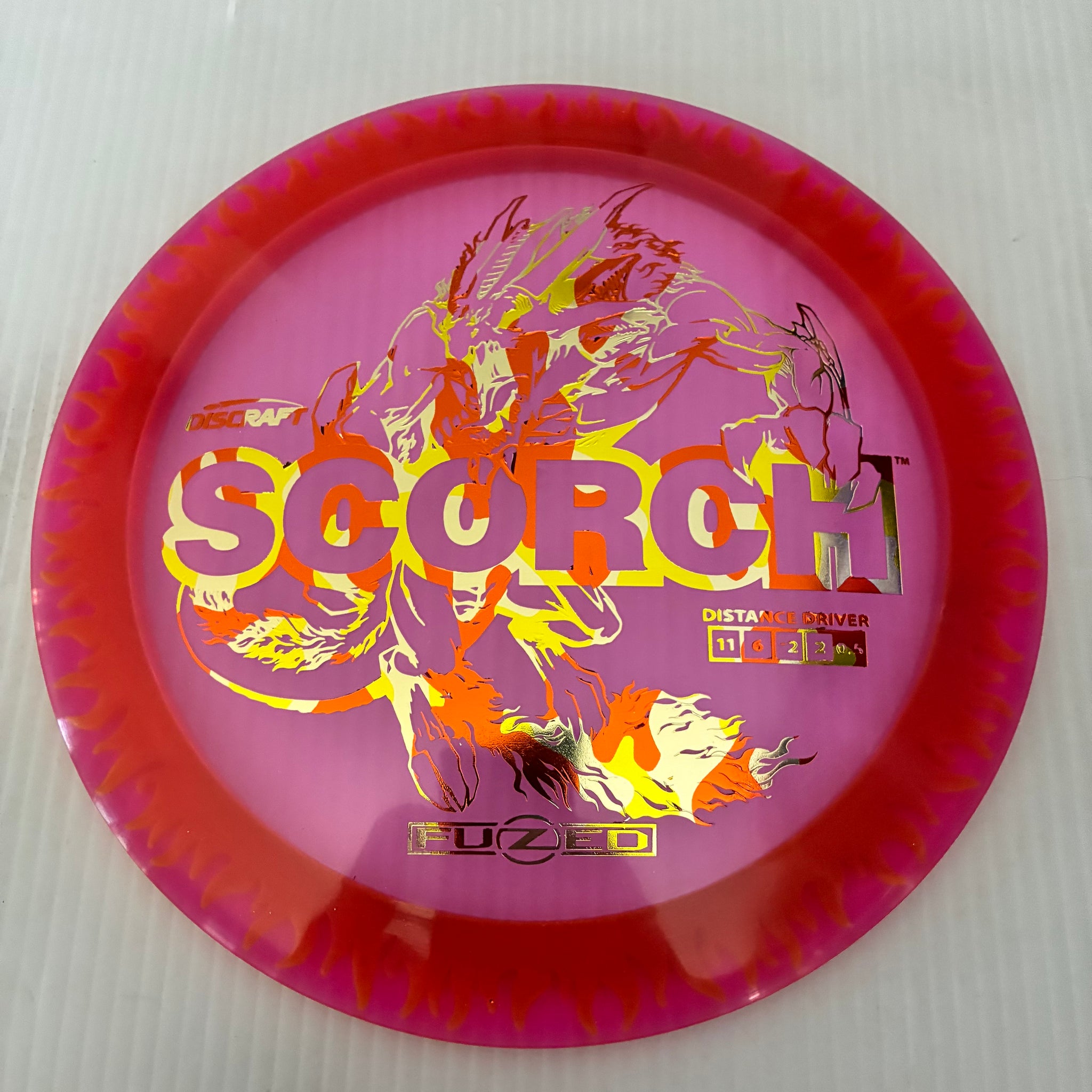 Discraft Z Fuzed Flame Pattern Scorch 11/6/-2/-2