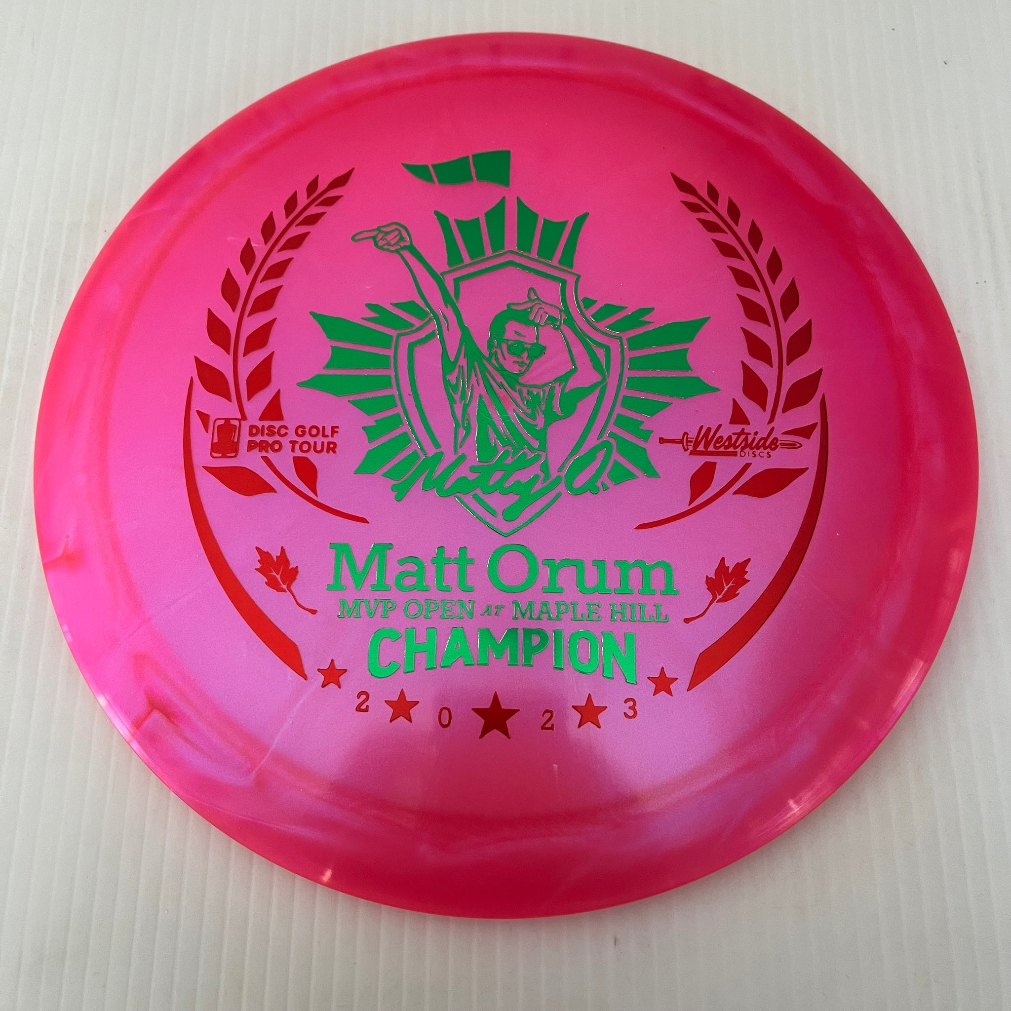 Westside Discs 2023 Matt Orum MVP Open Champion VIP-X Chameleon Stag 8/6/-1/2