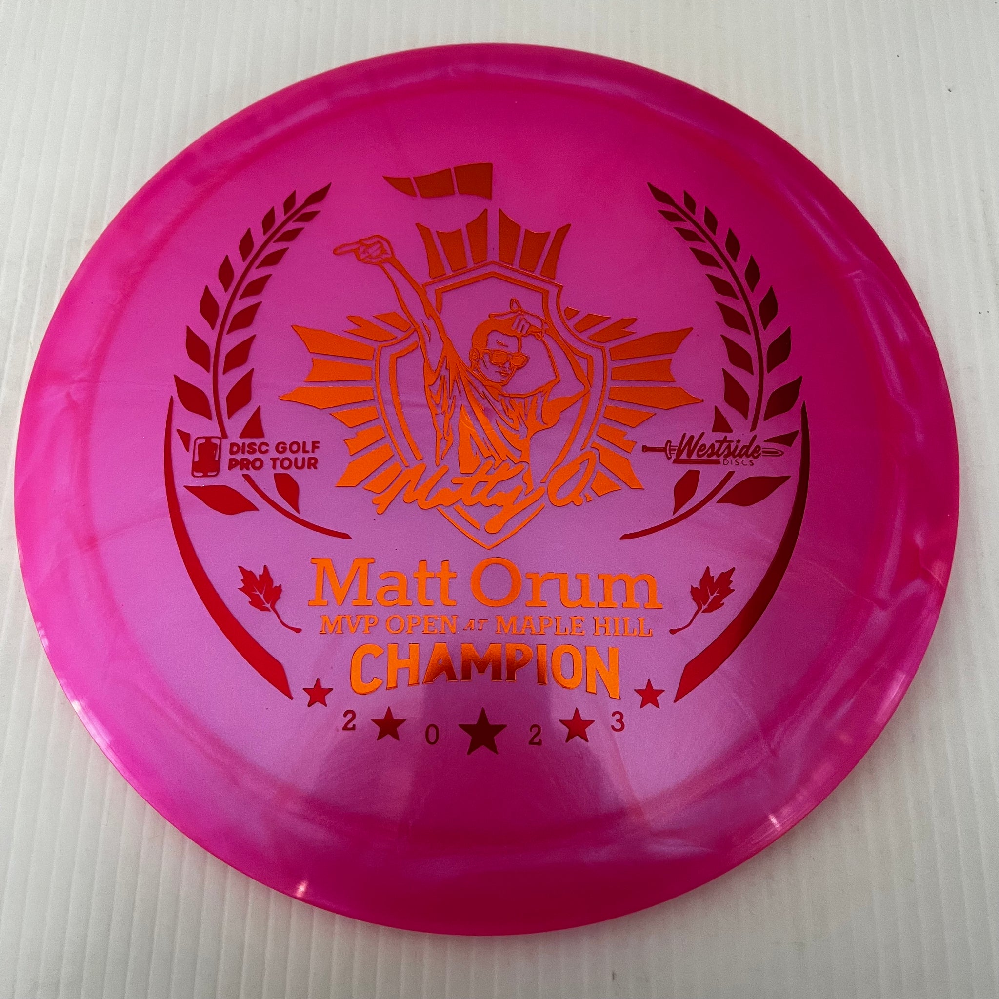 Westside Discs 2023 Matt Orum MVP Open Champion VIP-X Chameleon Stag 8/6/-1/2