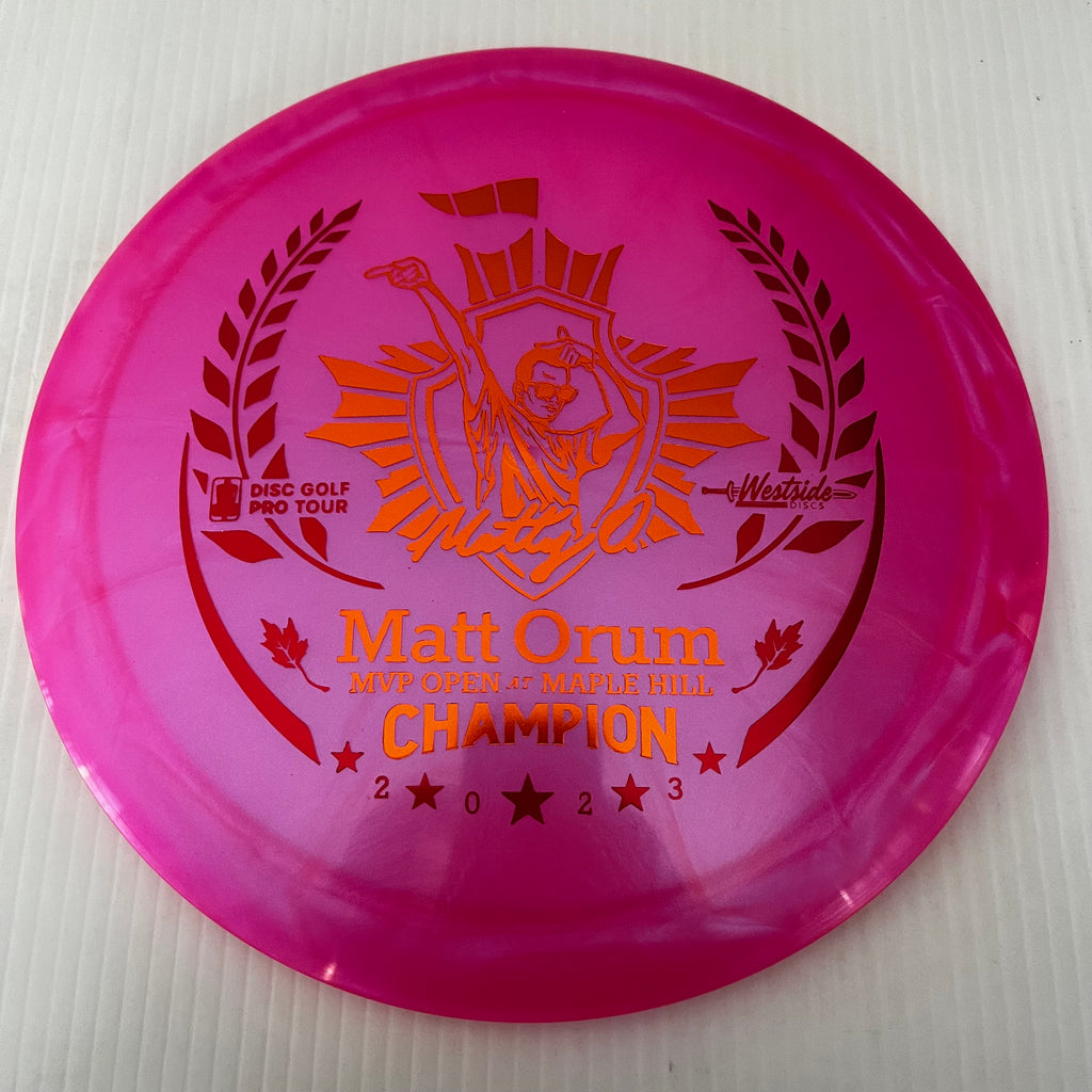 Westside Discs 2023 Matt Orum MVP Open Champion VIP-X Chameleon Stag 8/6/-1/2