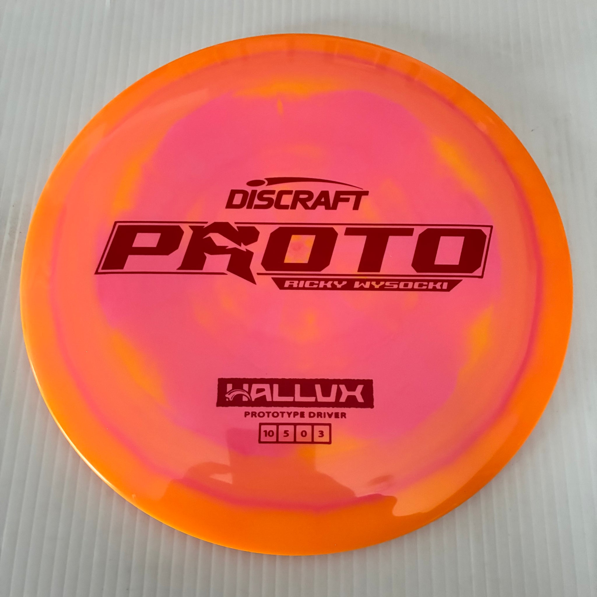 Discraft Ricky Wysocki Prototype Swirly ESP Hallux 10/5/0/3