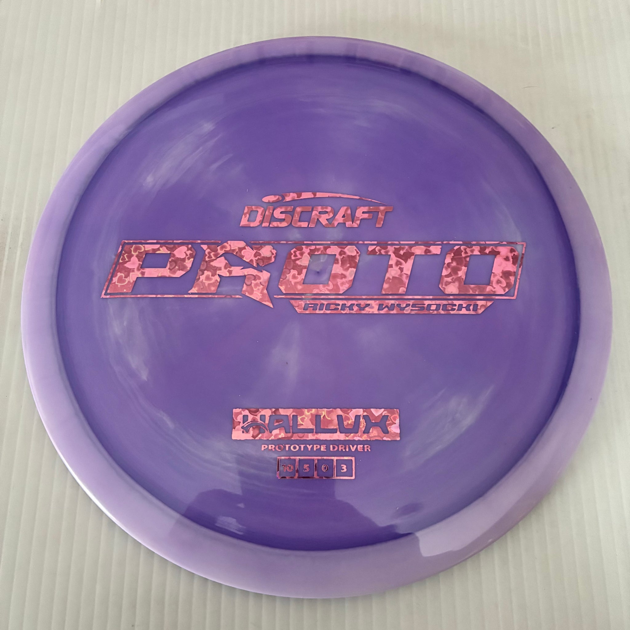 Discraft Ricky Wysocki Prototype Swirly ESP Hallux 10/5/0/3