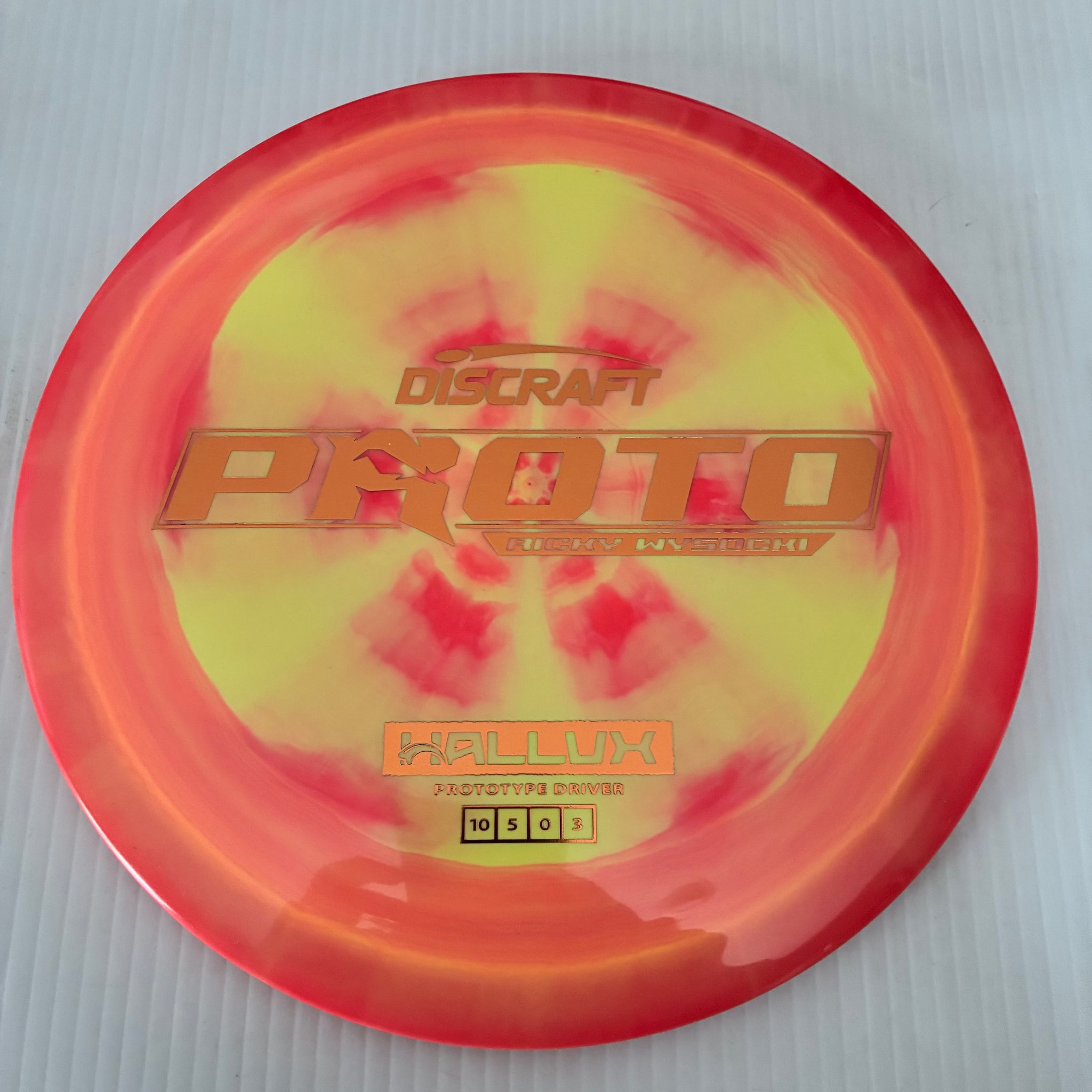 Discraft Ricky Wysocki Prototype Swirly ESP Hallux 10/5/0/3