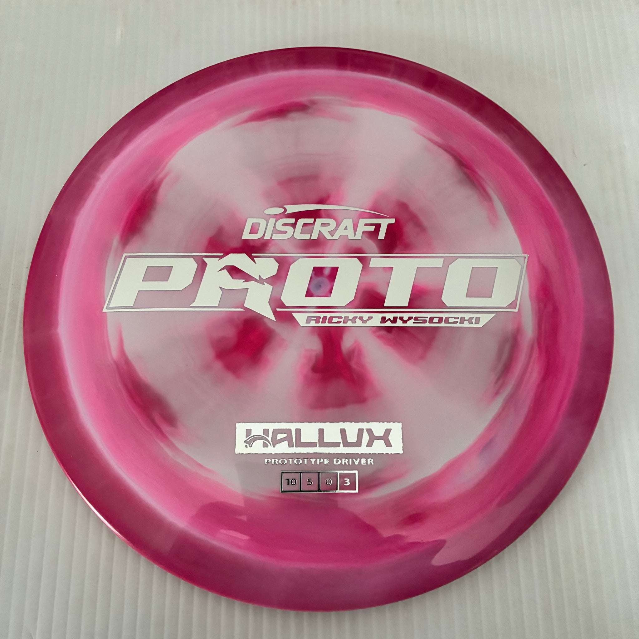 Discraft Ricky Wysocki Prototype Swirly ESP Hallux 10/5/0/3