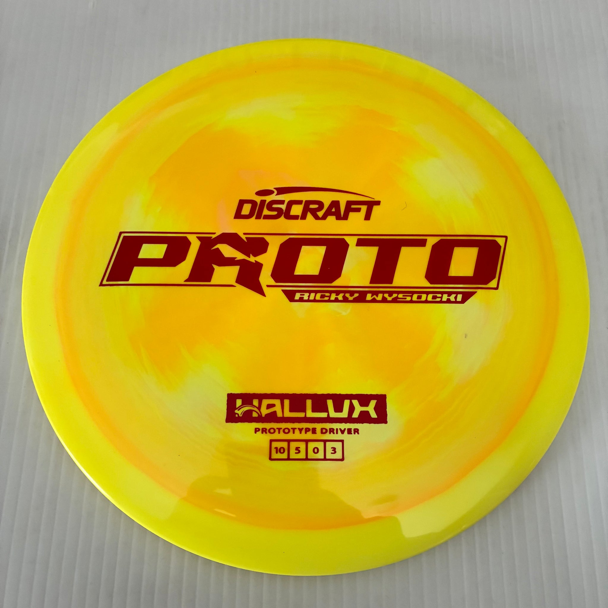 Discraft Ricky Wysocki Prototype Swirly ESP Hallux 10/5/0/3