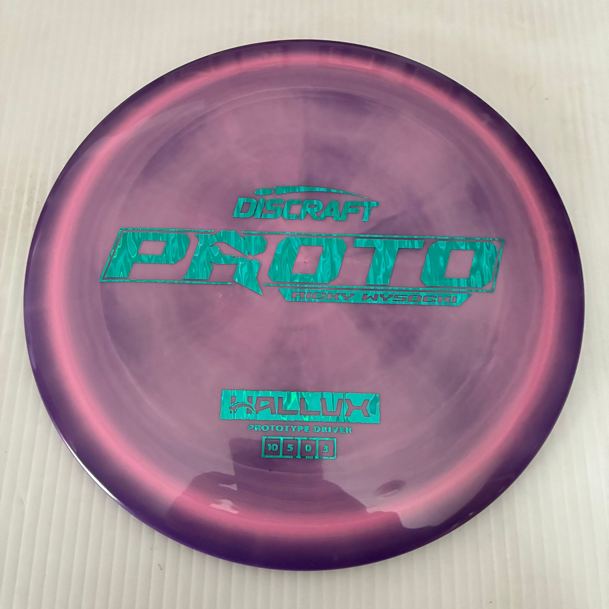 Discraft Ricky Wysocki Prototype Swirly ESP Hallux 10/5/0/3