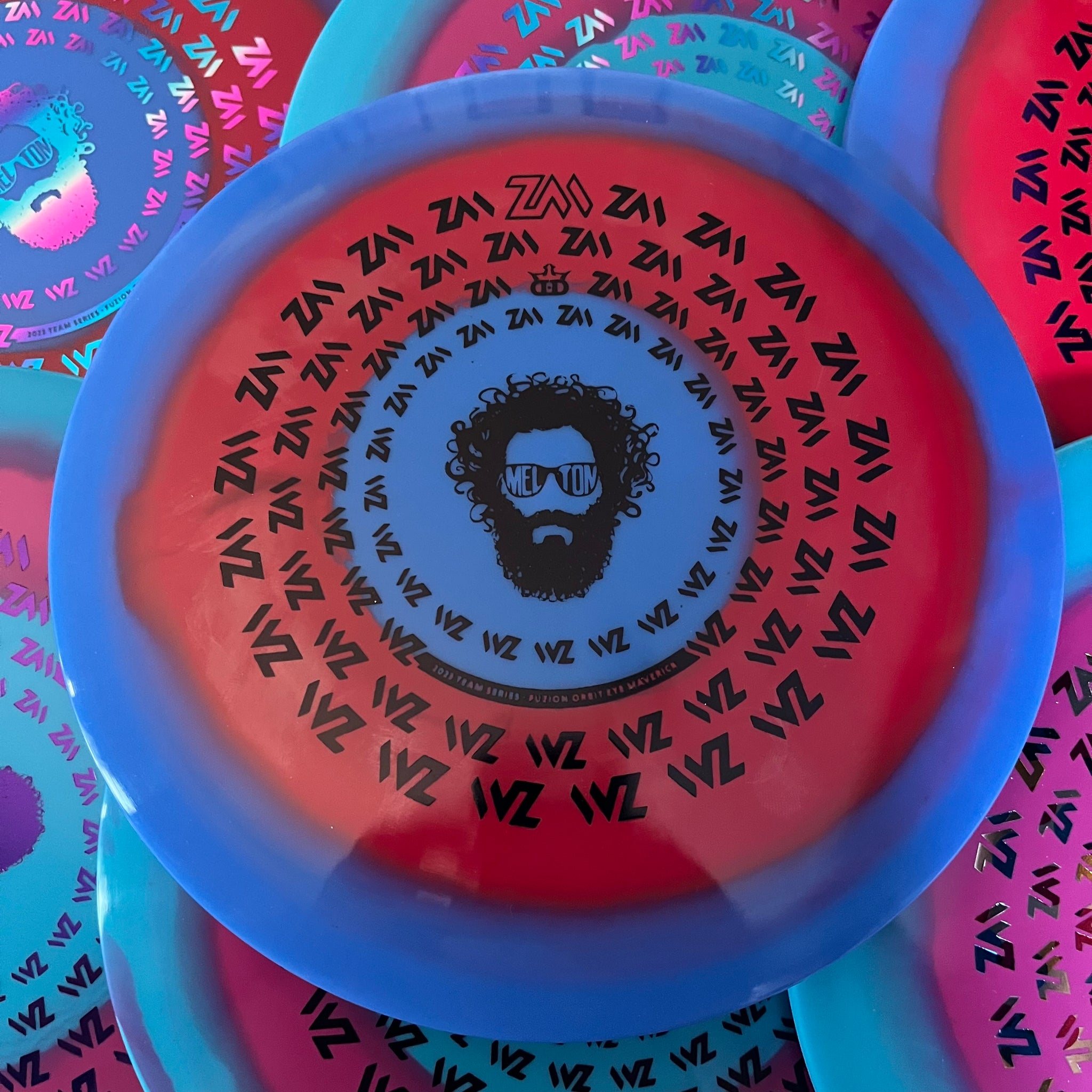 Dynamic Discs 2023 Zach Melton Team Series Fuzion Orbit Eye Maverick 7/4/-1.5/2