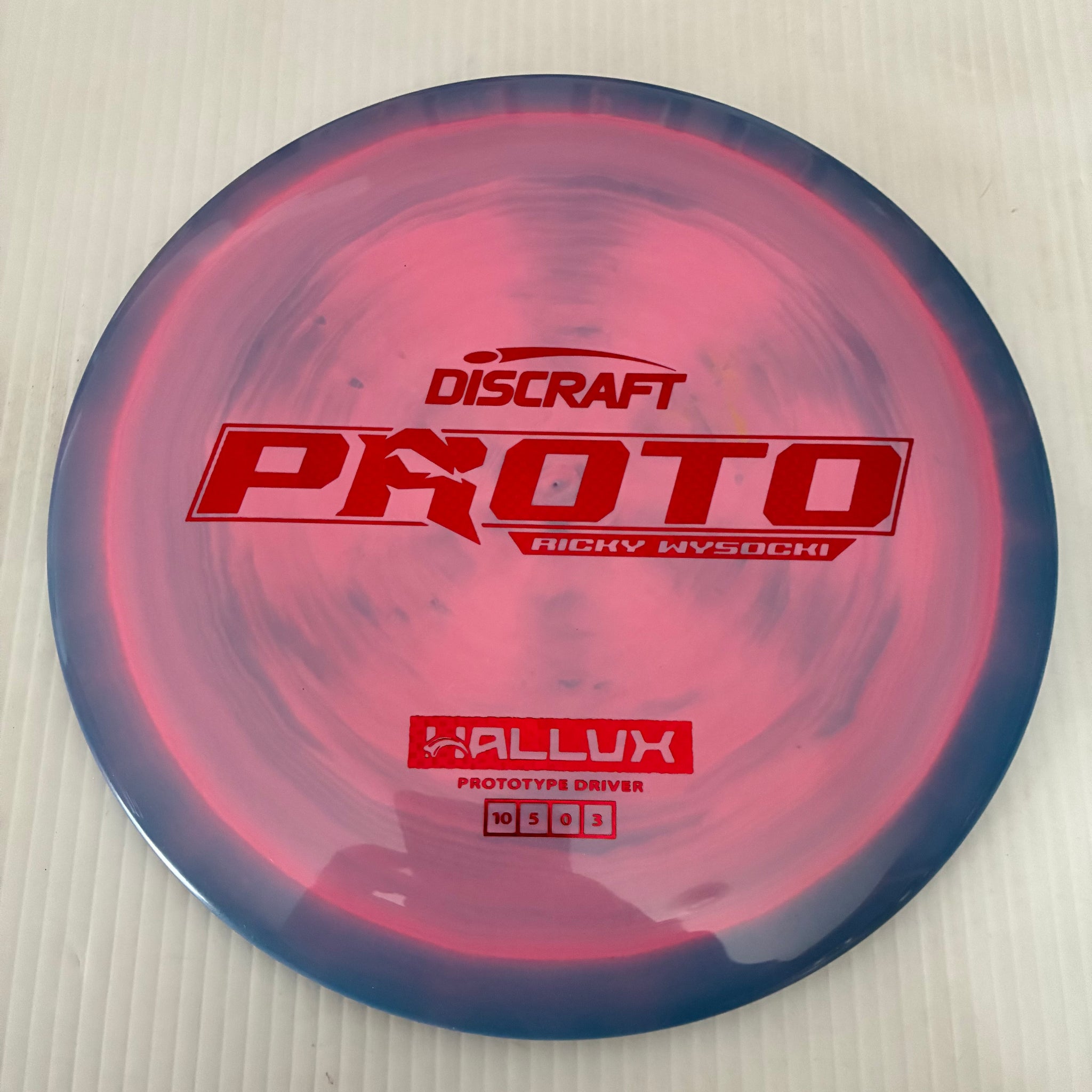 Discraft Ricky Wysocki Prototype Swirly ESP Hallux 10/5/0/3