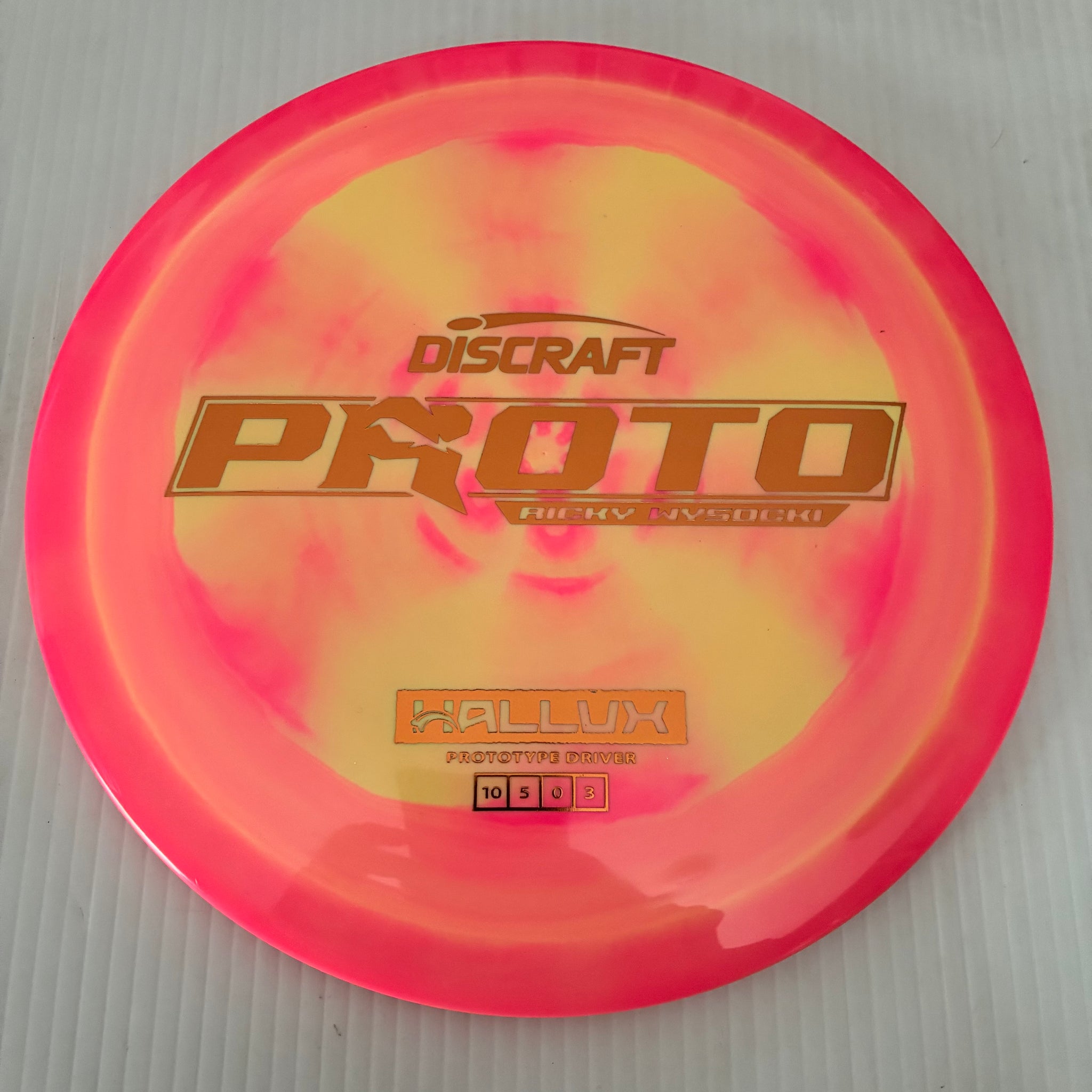 Discraft Ricky Wysocki Prototype Swirly ESP Hallux 10/5/0/3