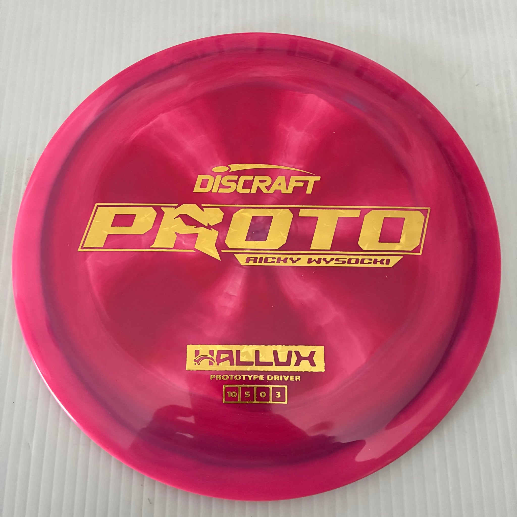 Discraft Ricky Wysocki Prototype Swirly ESP Hallux 10/5/0/3