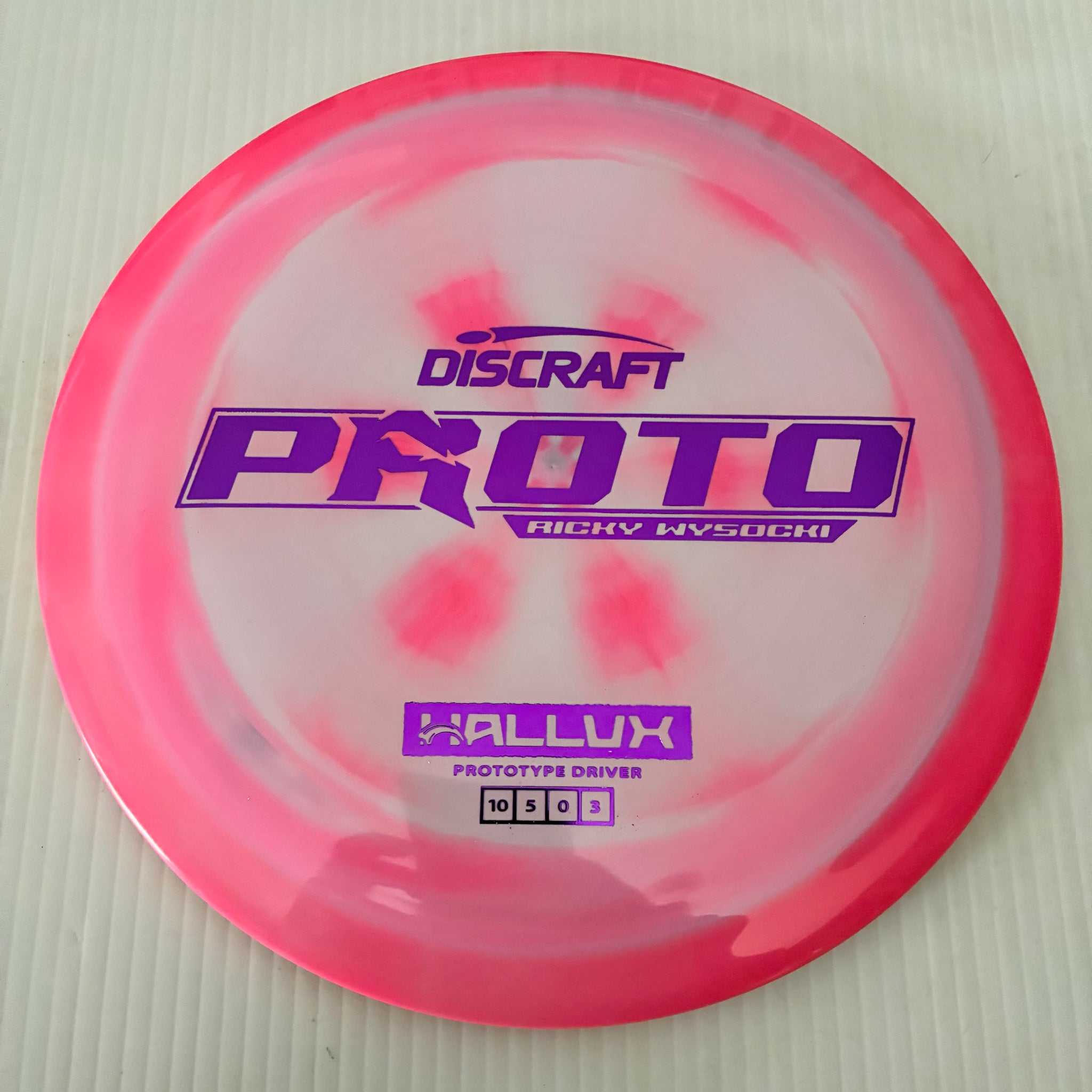 Discraft Ricky Wysocki Prototype Swirly ESP Hallux 10/5/0/3